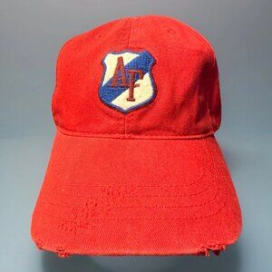 VTG Sample Abercrombie & Fitch Hat Cap AF Patch With Strap 90s Y2K